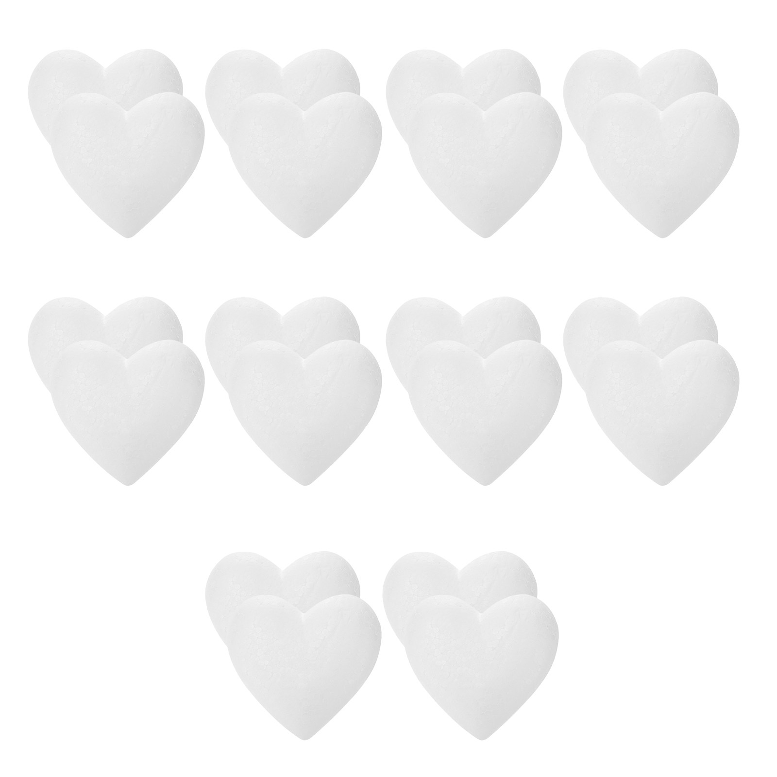 Embellish Craft - 20Pcs Smooth Foam Heart Balls DIY