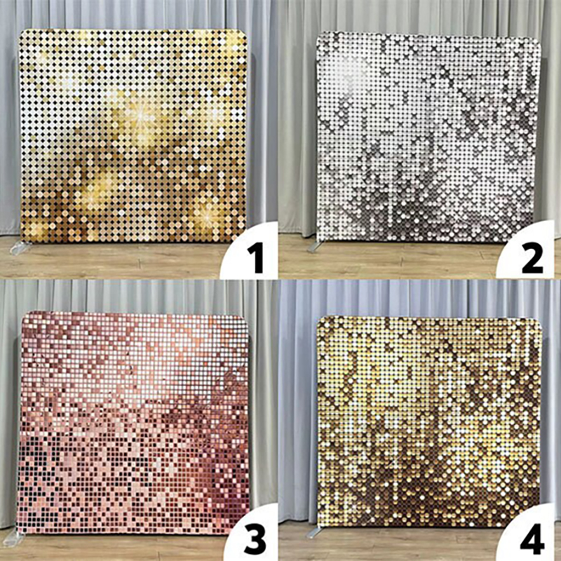 8x8ft Gold Glitter Photo Fabri - огляд і ціна Sequin Fabric Panel