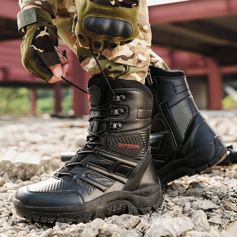 actical Military Boots Large S - огляд і ціна Guipure Lace Panel
