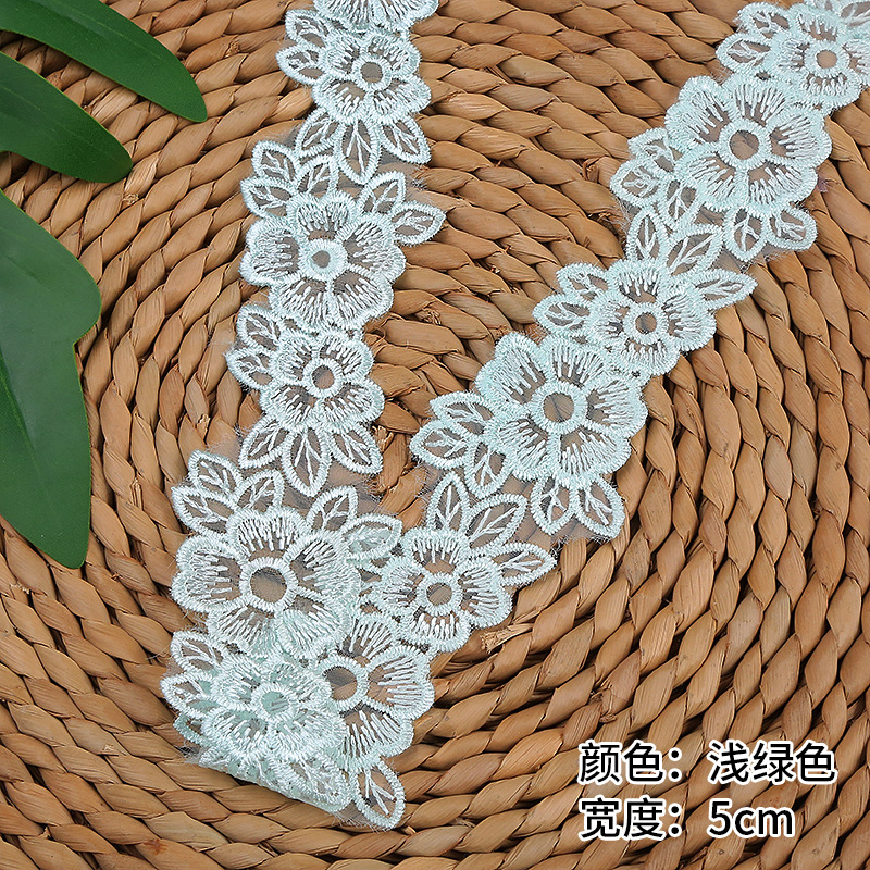 5CM Width Embroidered Organza  - огляд і ціна Lace Ribbon Trim