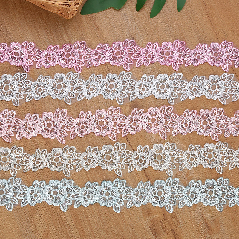 5CM Width Embroidered Organza  - огляд і ціна Lace Ribbon Trim