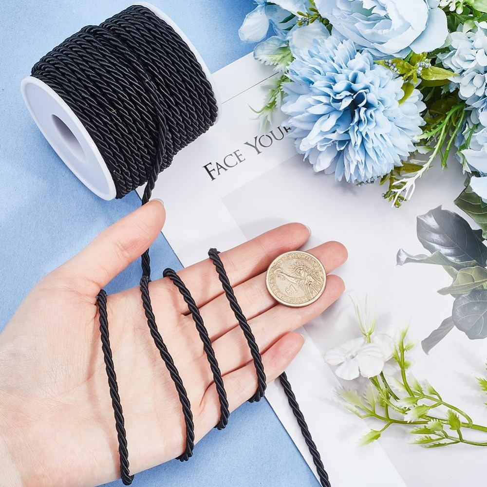 22 Yards 3mm Twisted Cord Deco - огляд і ціна Cord Trim Twisted