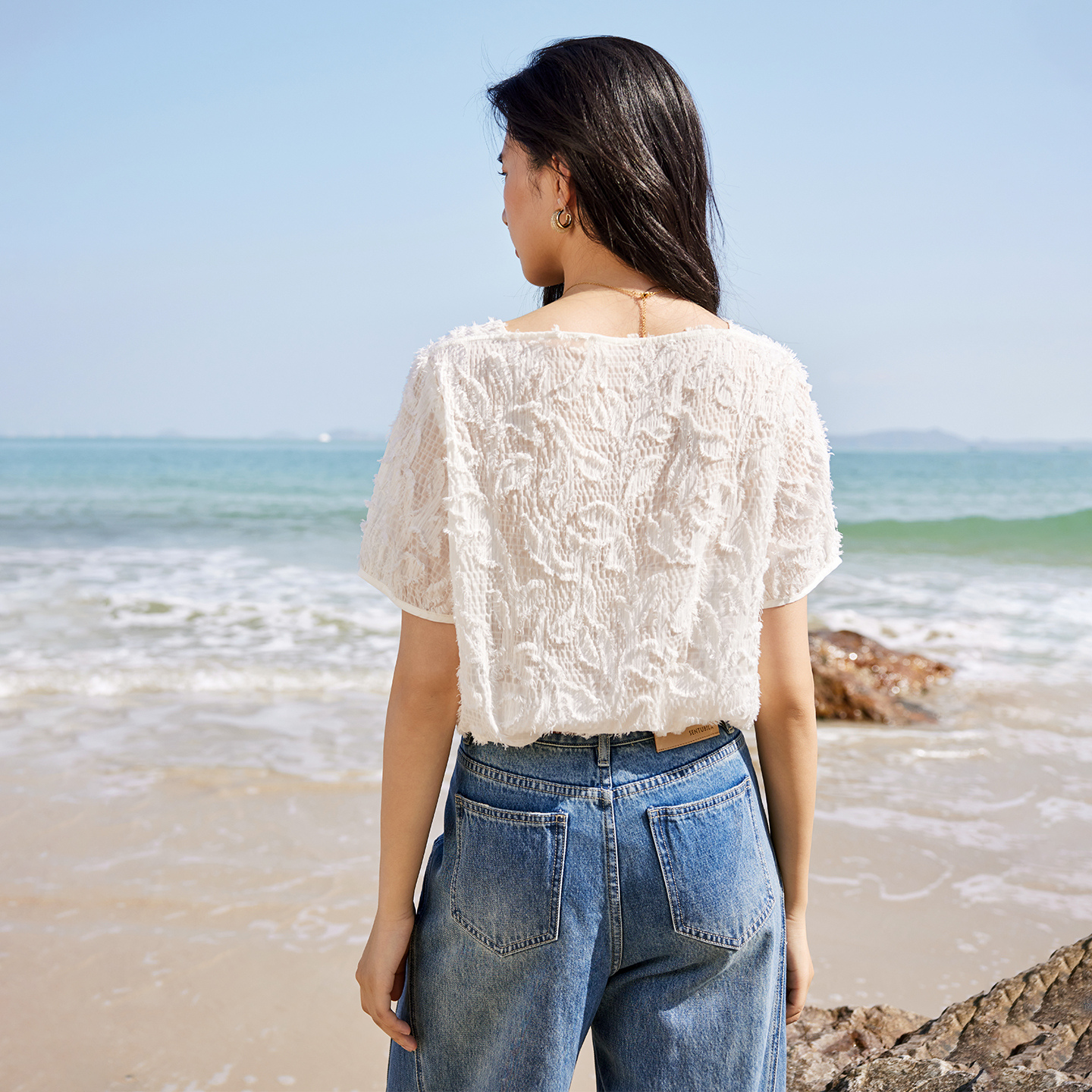 SENTUBILA Women's One-Shoulder - огляд і ціна Tassel Fringe Trim