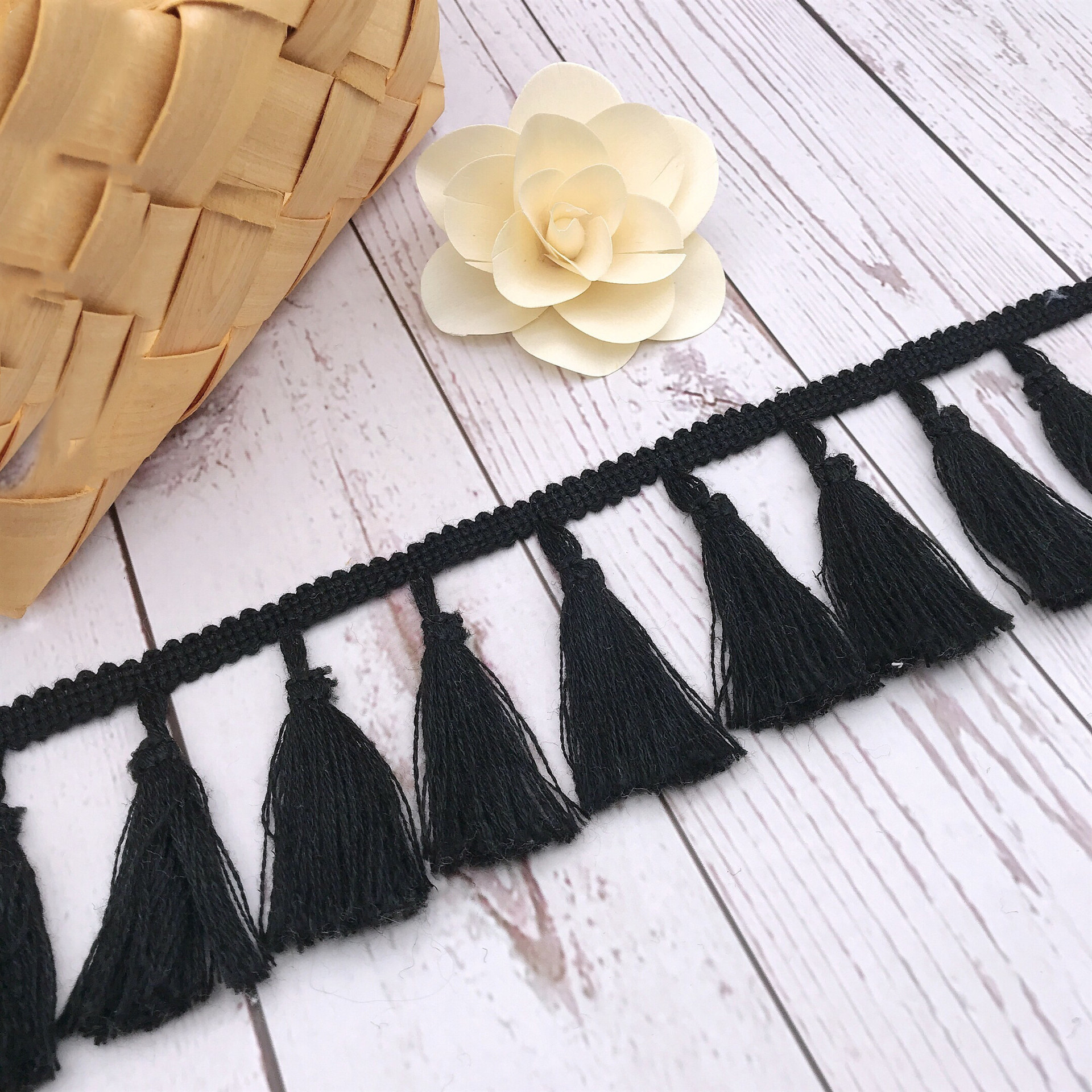 3Yards/Lot Cotton Fabrics Brai - огляд і ціна Lace Ribbon Trim