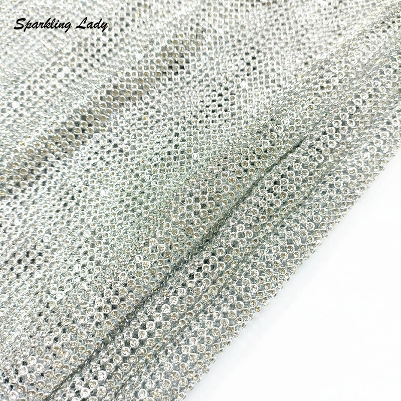 3MM Fashion Metal Rhinestone F - огляд і ціна Crystal Mesh Fabric