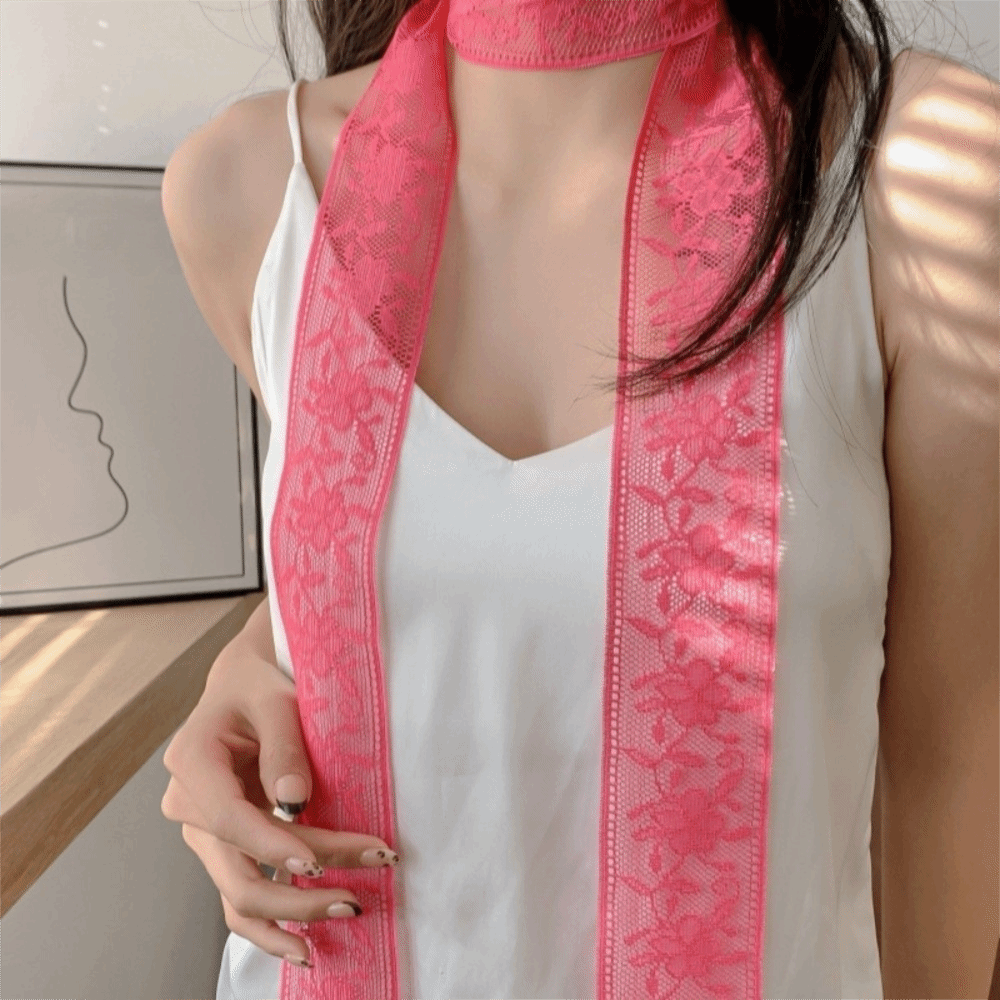Stylish Floral Lace Printed Sc - огляд і ціна Lace Ribbon Trim