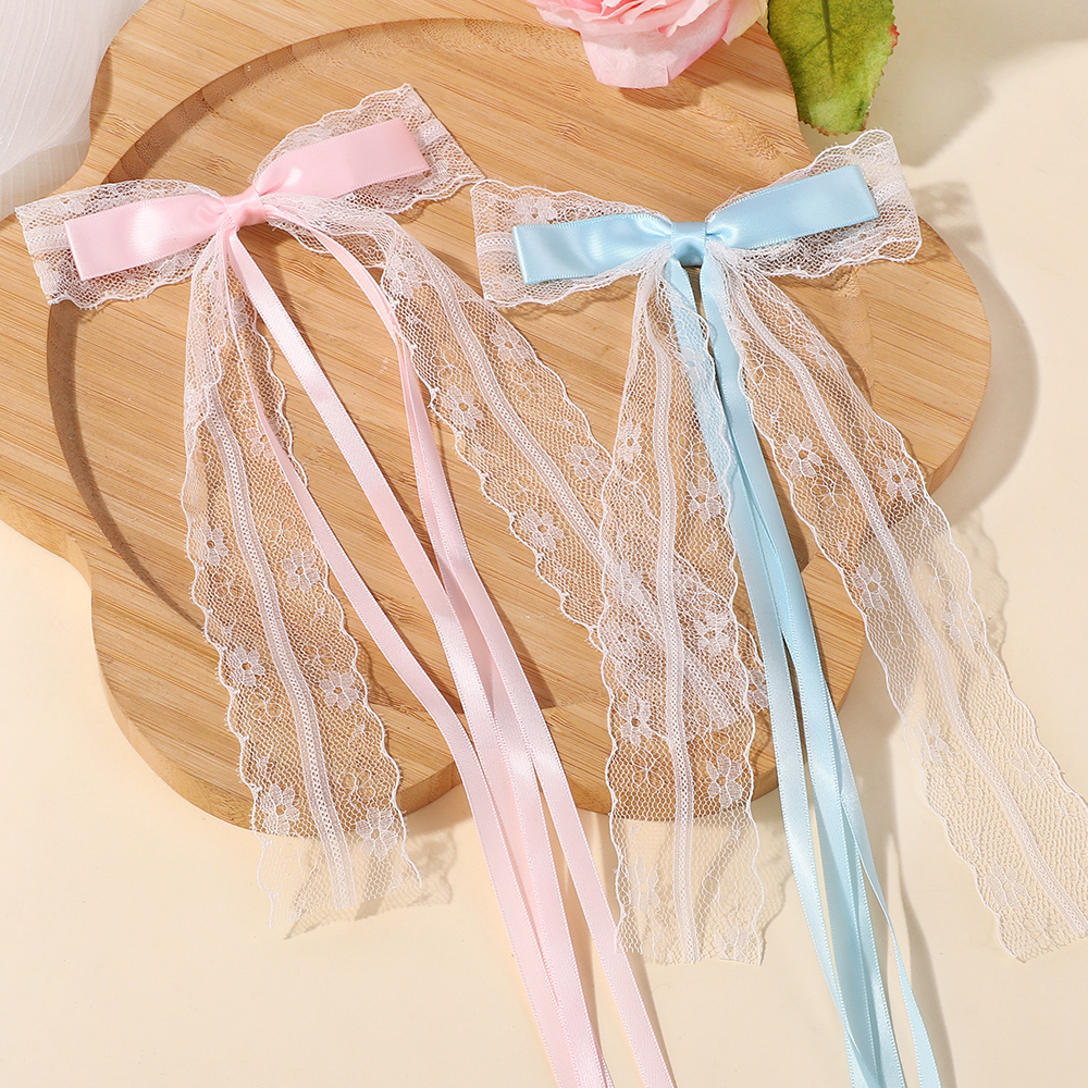 Korean Style Pink Blue Lace Bo - огляд і ціна Tassel Fringe Trim