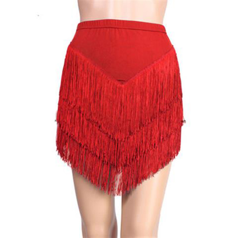 New Fashion Latin Dance Skirt  - огляд і ціна Tassel Fringe Trim