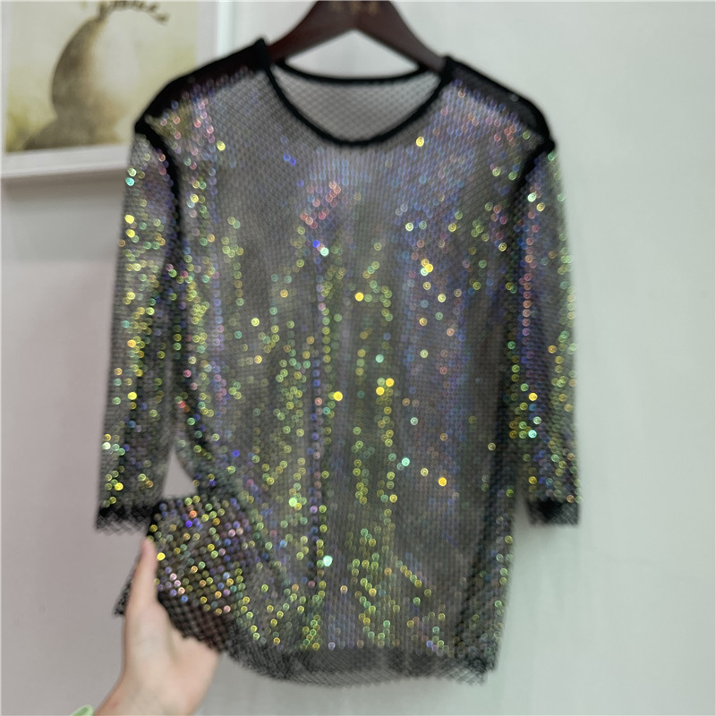 ColorShiny Diamonds  Electric  - огляд і ціна Crystal Mesh Fabric