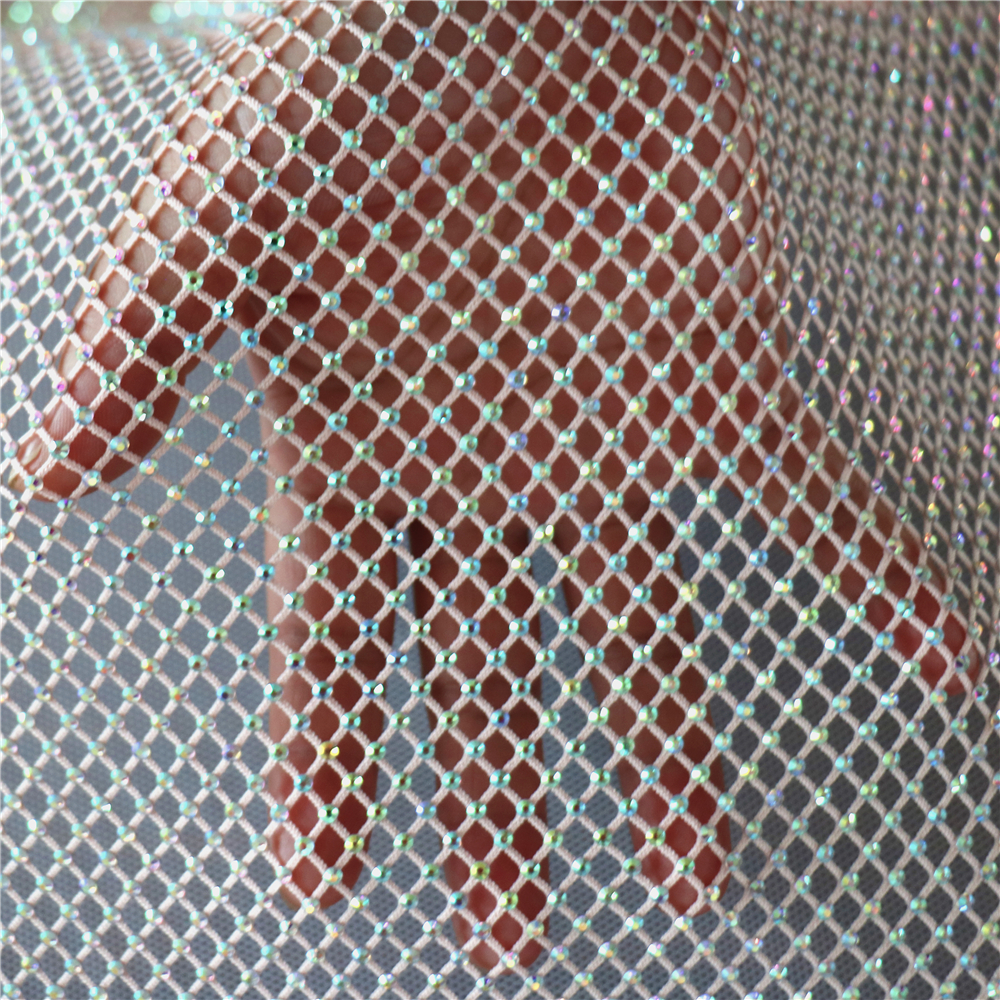 Fashion DIY AB Color Rhineston - огляд і ціна Crystal Mesh Fabric