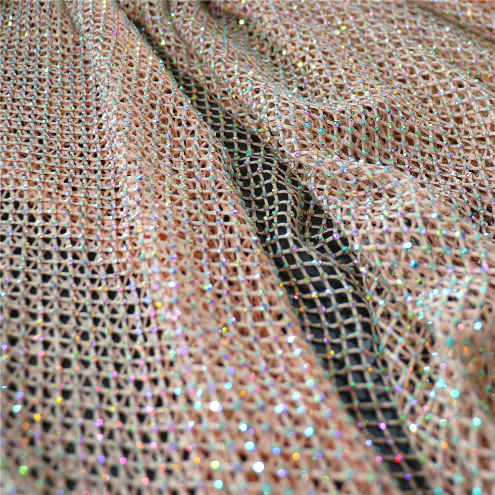 Fashion DIY AB Color Rhineston - огляд і ціна Crystal Mesh Fabric