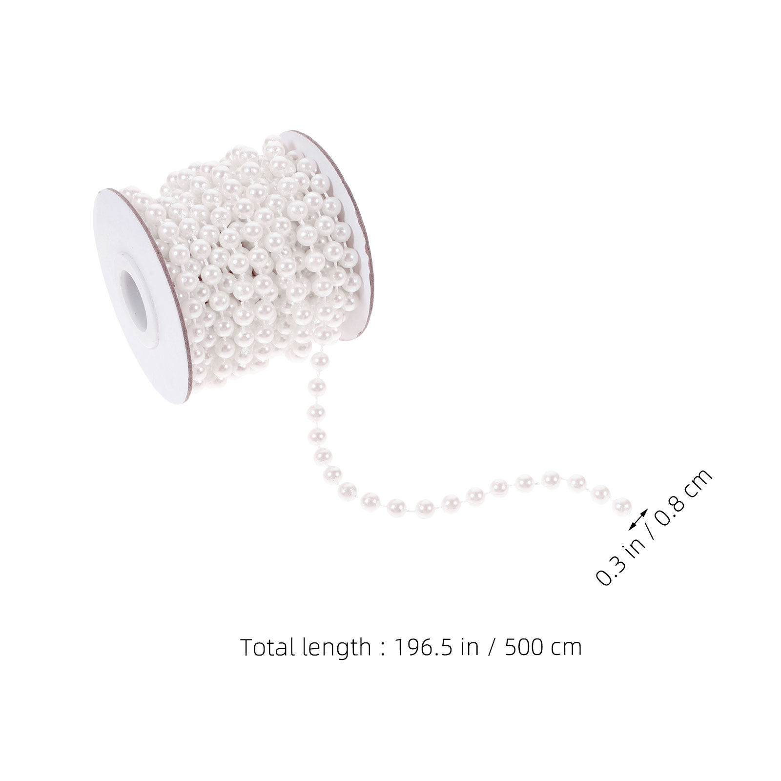 5M Faux Pearl Garland Roll Pea - огляд і ціна Christmas Craft Embellishment