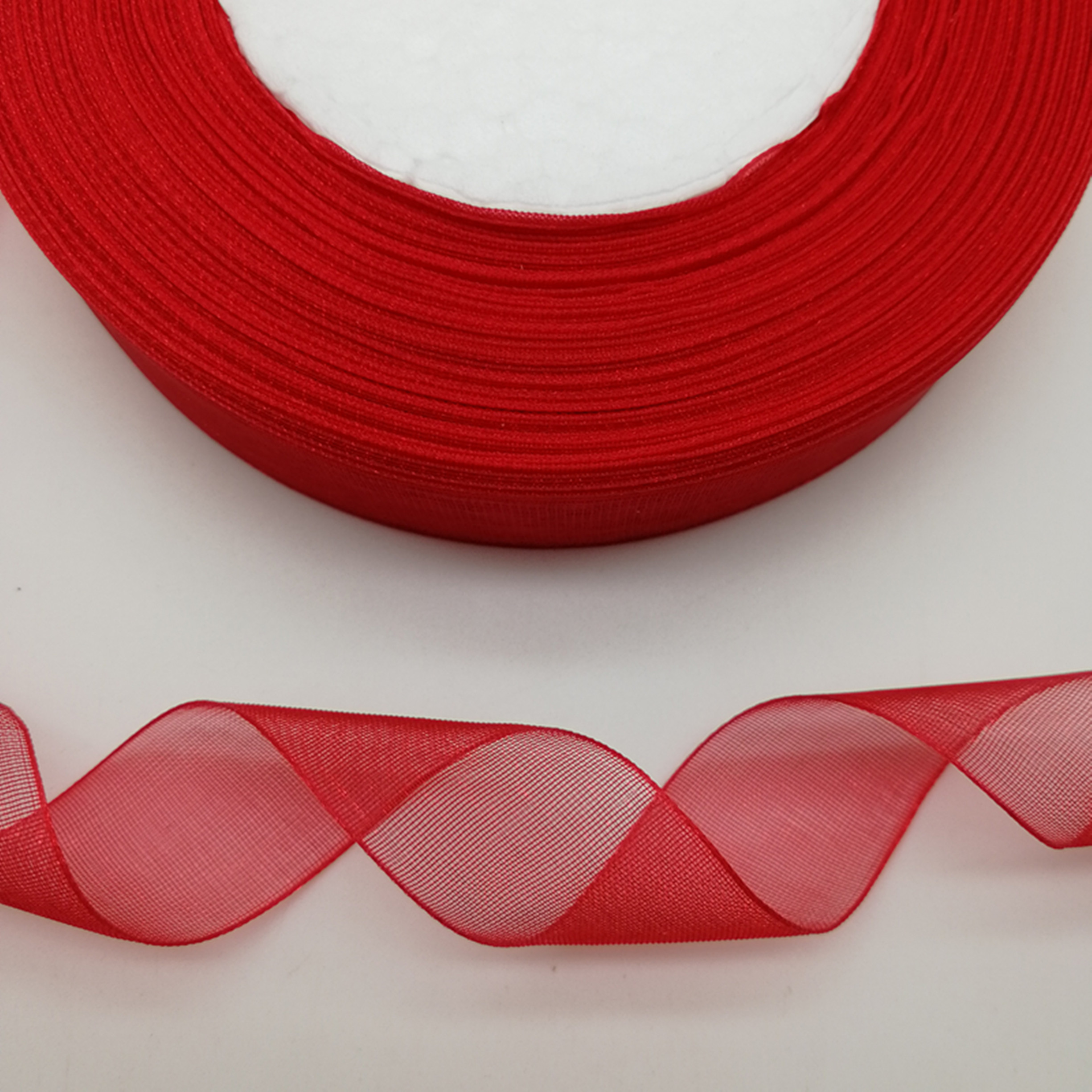 Hot 10mm 50Yards Spool Satin E - огляд і ціна Organza Ribbon Spool