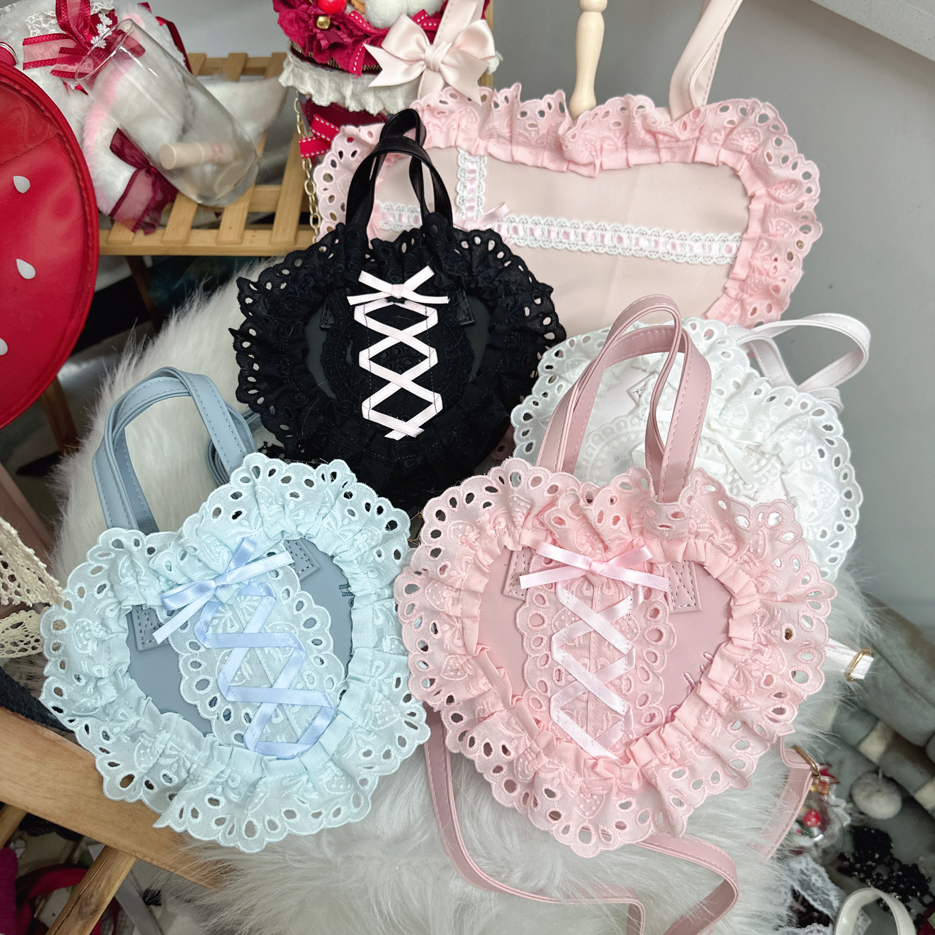 Japanese Daily Out Dating Loli - огляд і ціна Lace Ribbon Trim