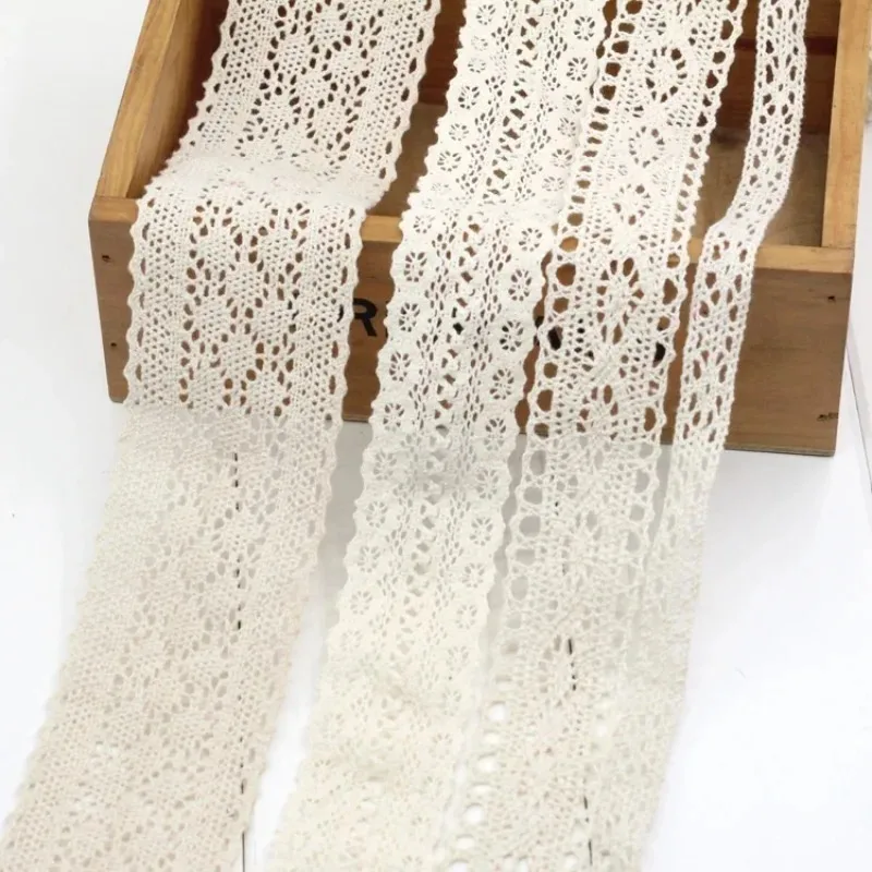 Ivory White Cotton Lace Trim R - огляд і ціна Lace Ribbon Trim