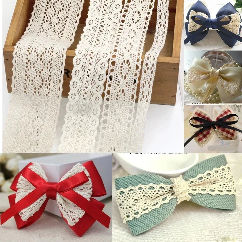 Ivory White Cotton Lace Trim R - огляд і ціна Lace Ribbon Trim