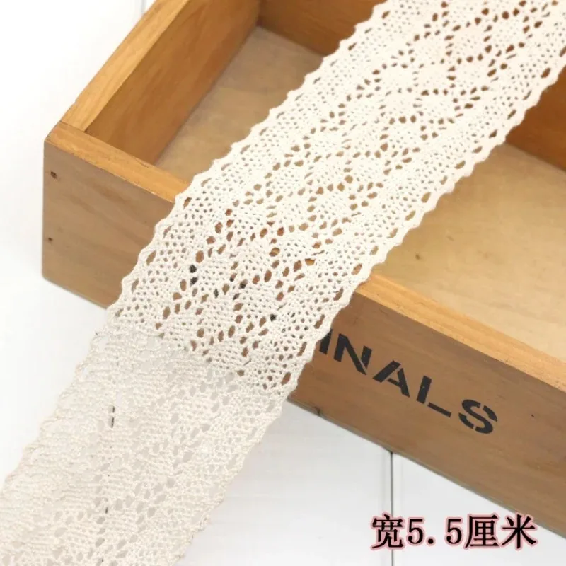 Ivory White Cotton Lace Trim R - огляд і ціна Lace Ribbon Trim