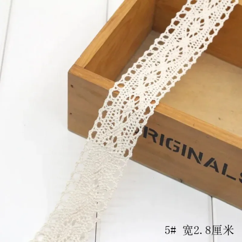 Ivory White Cotton Lace Trim R - огляд і ціна Lace Ribbon Trim