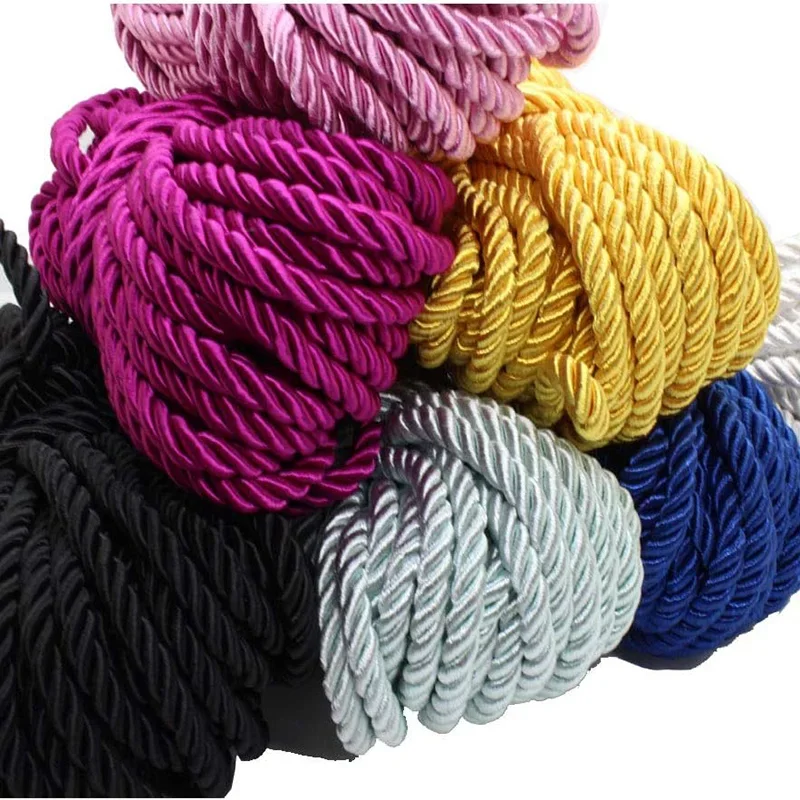 5/10M Silk Rope 3-Ply Braided  - огляд і ціна Cord Trim Twisted