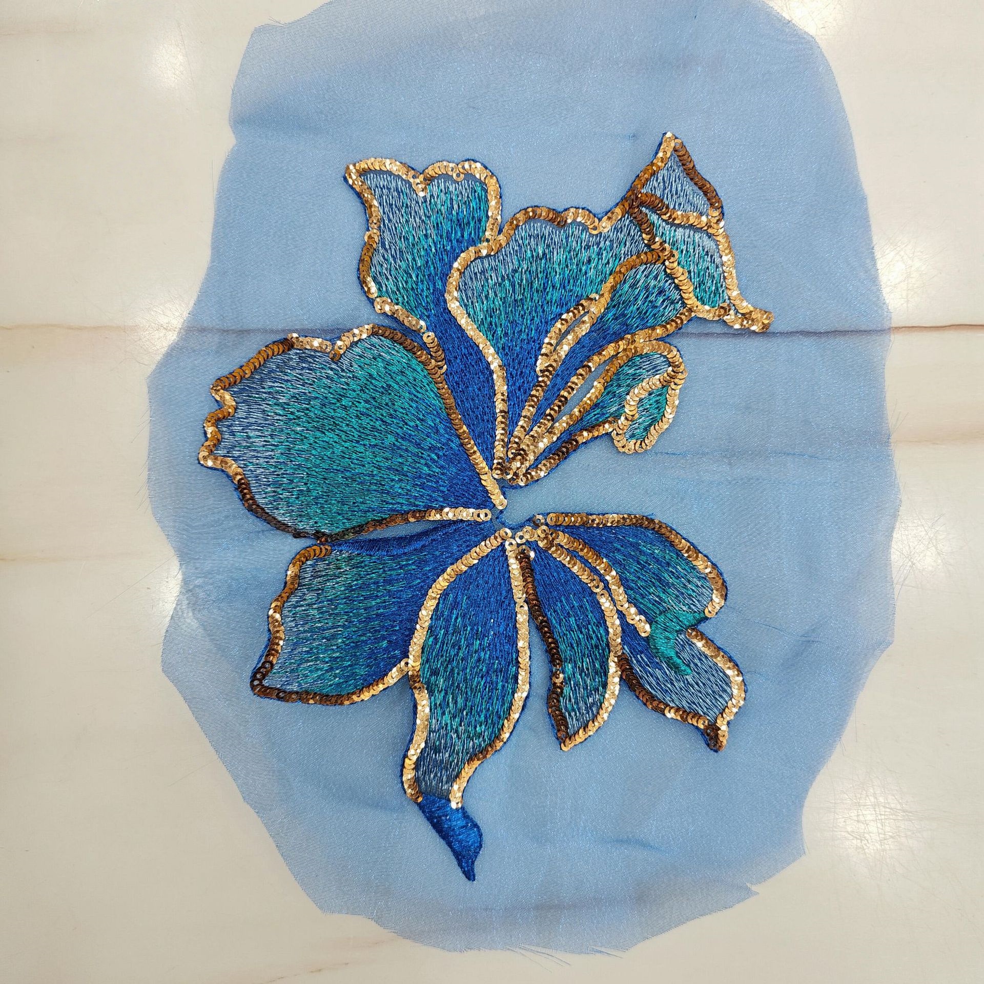 Organza Embroidery Applique Pa - огляд і ціна Embellish Craft