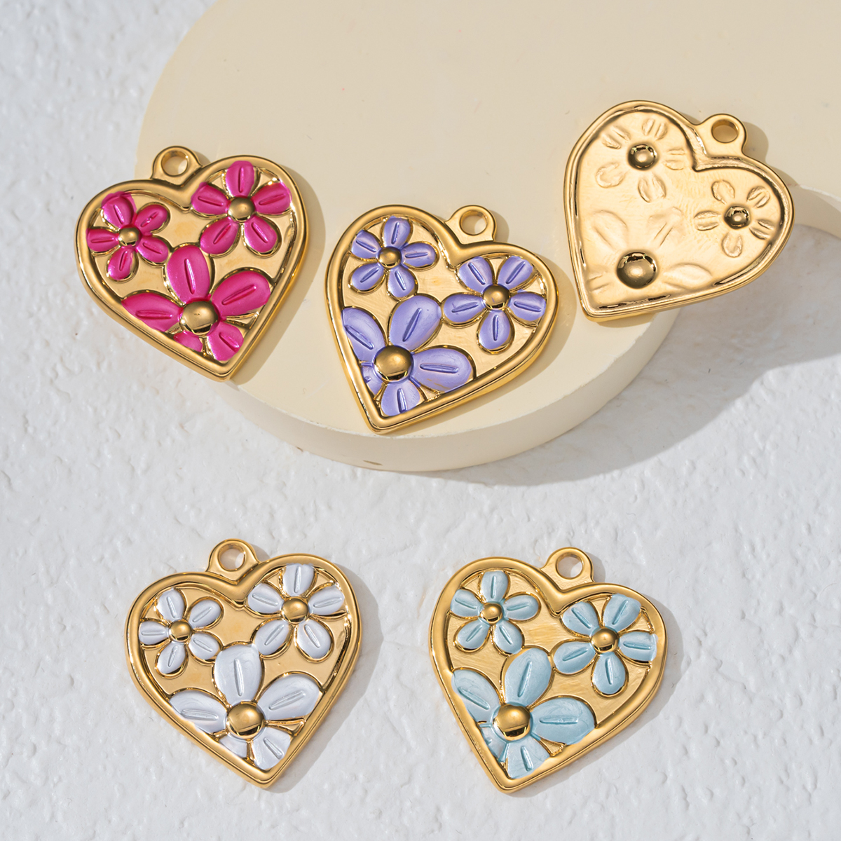 2pcs Stainless Steel Enamel He - огляд і ціна Embellishment Crafts