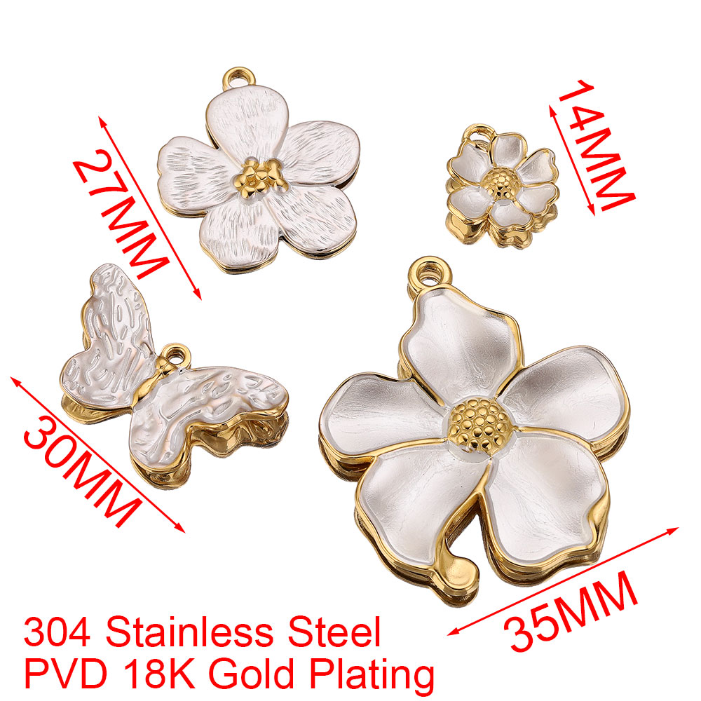 4PCS Stainless Steel White Cha - огляд і ціна Embellishment Crafts