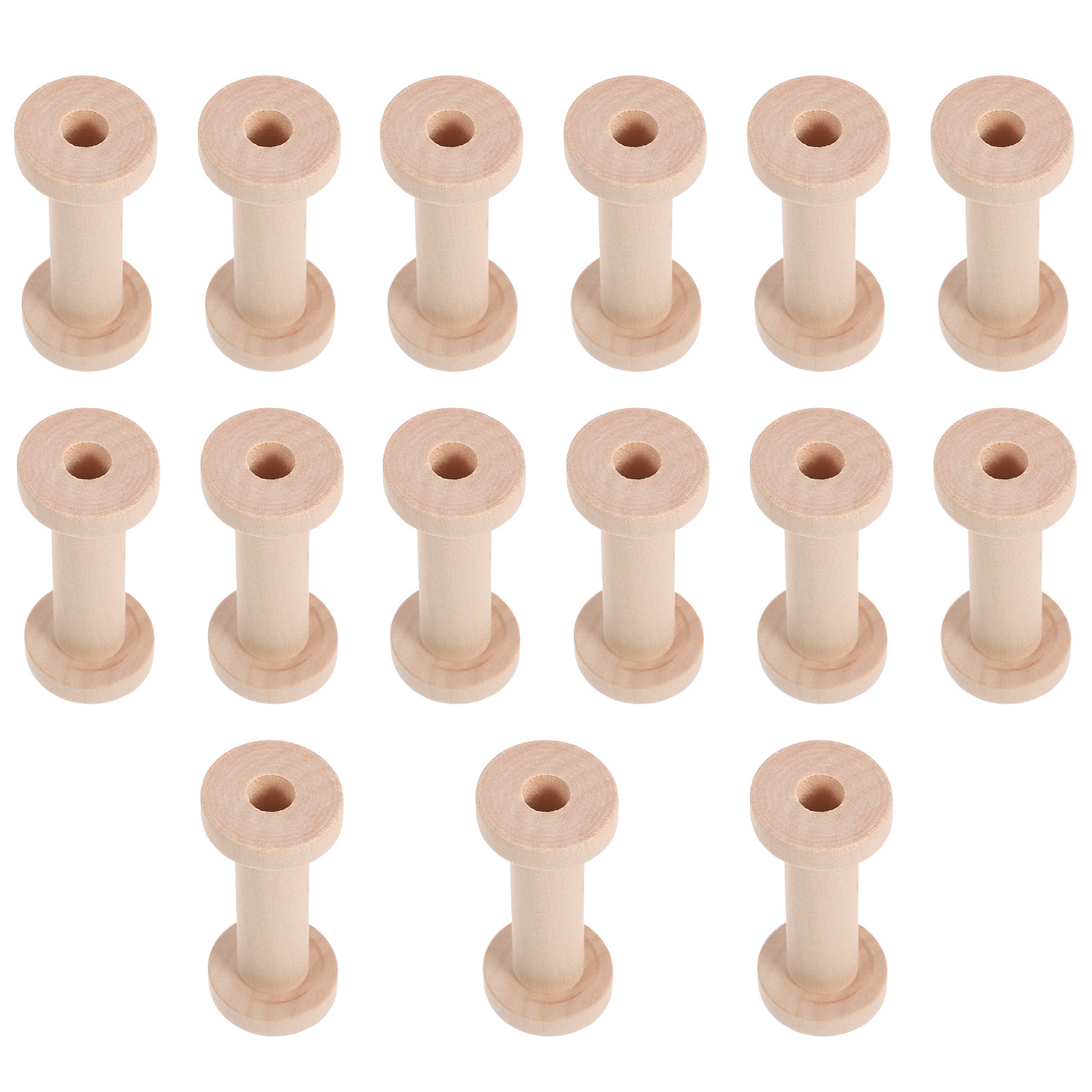 15Pcs Vintage Wooden Spools Em - огляд і ціна Embroidery Craft