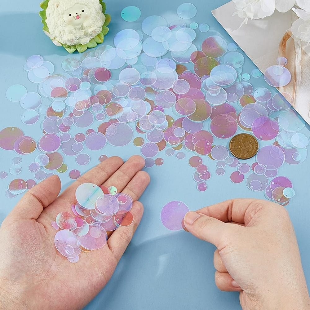 1800Pcs 6 Sizes Loose Sequin F - огляд і ціна Embroidery Craft