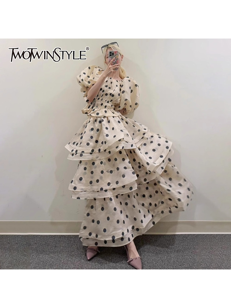 TWOTWINSTYL Hit Color Polka Do - огляд і ціна Tassel Fringe Trim