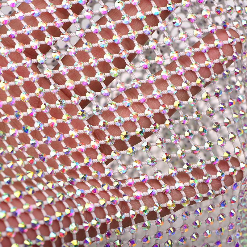 JUNAO 1x1.5 Meter SS12 SS16 Bl - огляд і ціна Crystal Mesh Fabric