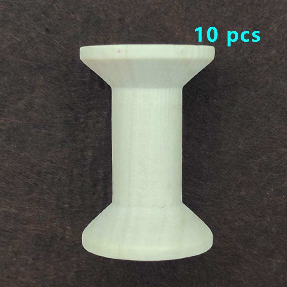 5/10PCS Wooden Bobbins Spools  - огляд і ціна Organza Ribbon Spool