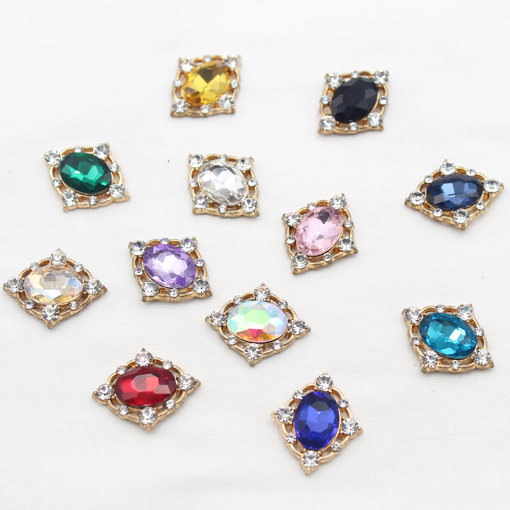 10Pcs Vintage Crystal Sew on C - огляд і ціна Embellish Craft