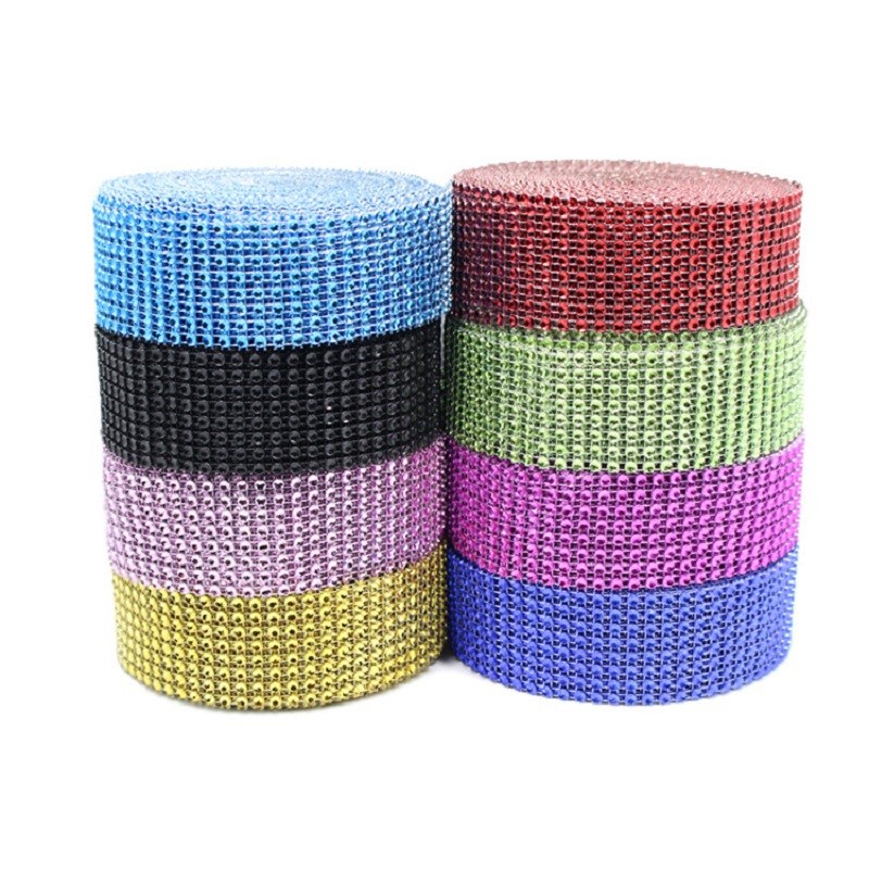 2Yard 4CM Gold Silver DIY Diam - огляд і ціна Crystal Mesh Fabric