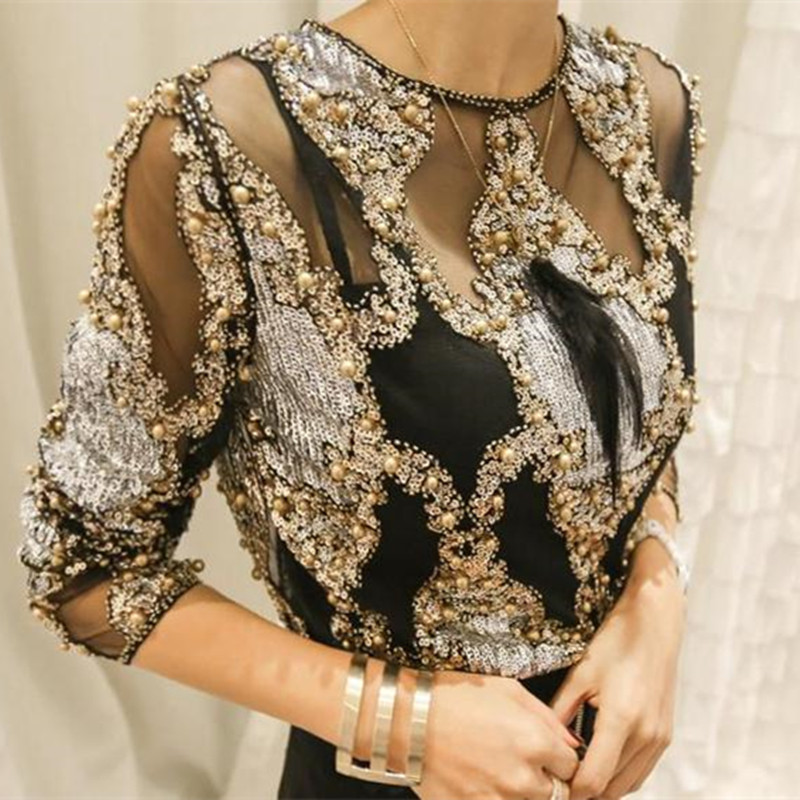 Sidaimi Luxury Women Crystal S - огляд і ціна Crystal Mesh Fabric