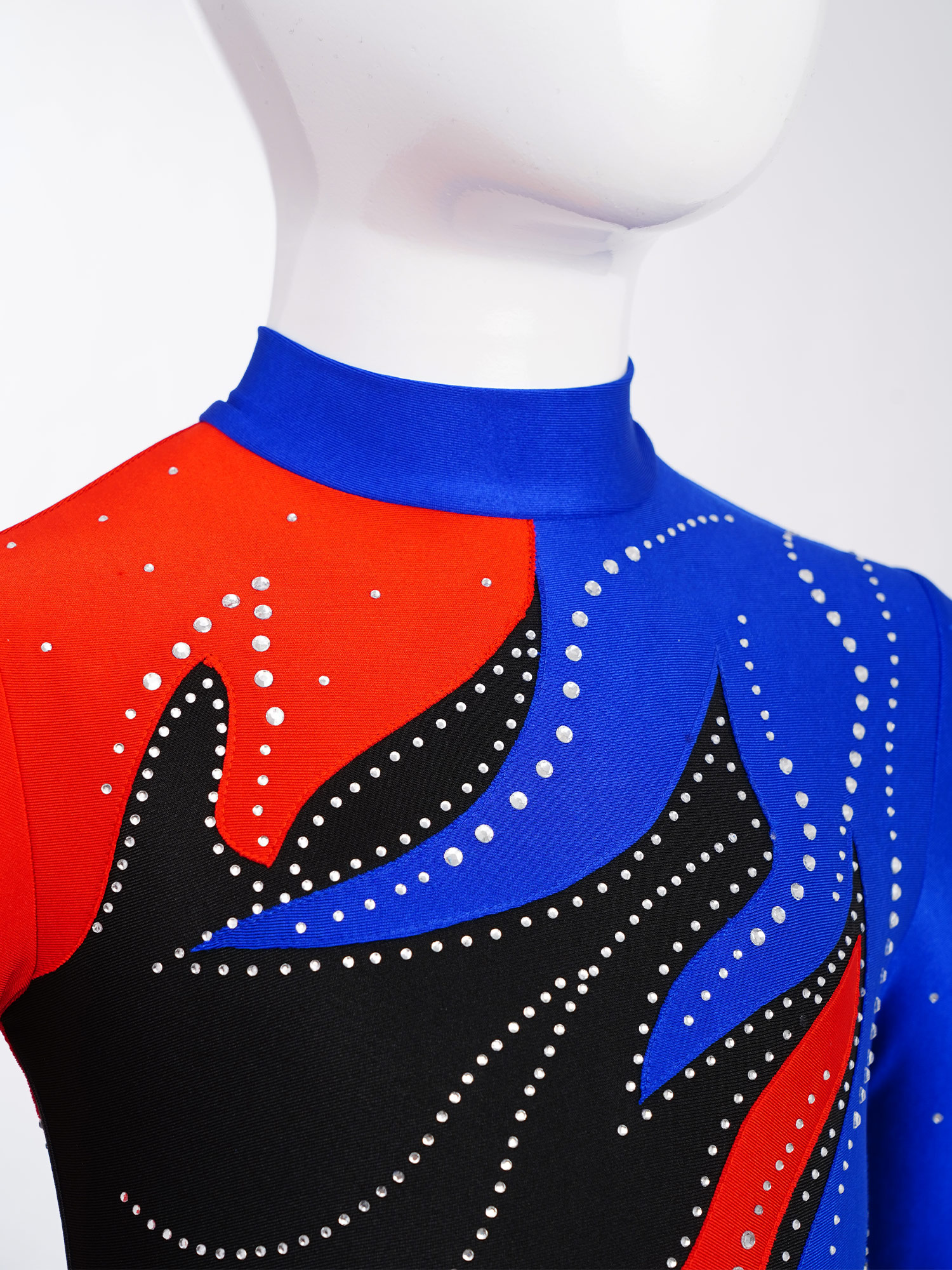 Chic High Neck Sparkling Sequi - огляд і ціна Sequin Fabric Panel