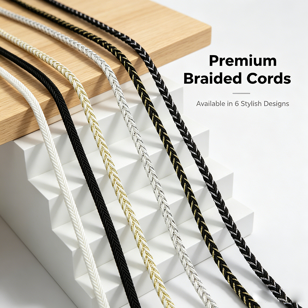 5m/16.4ft each pack Metallic T - огляд і ціна Cord Trim Twisted