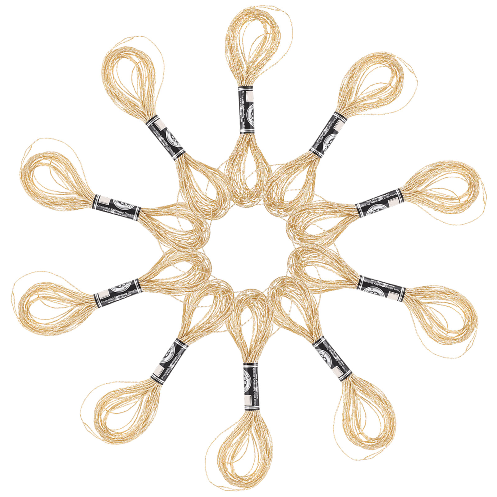 12Pcs Metallic Sewing Thread P - огляд і ціна Embroidery Craft