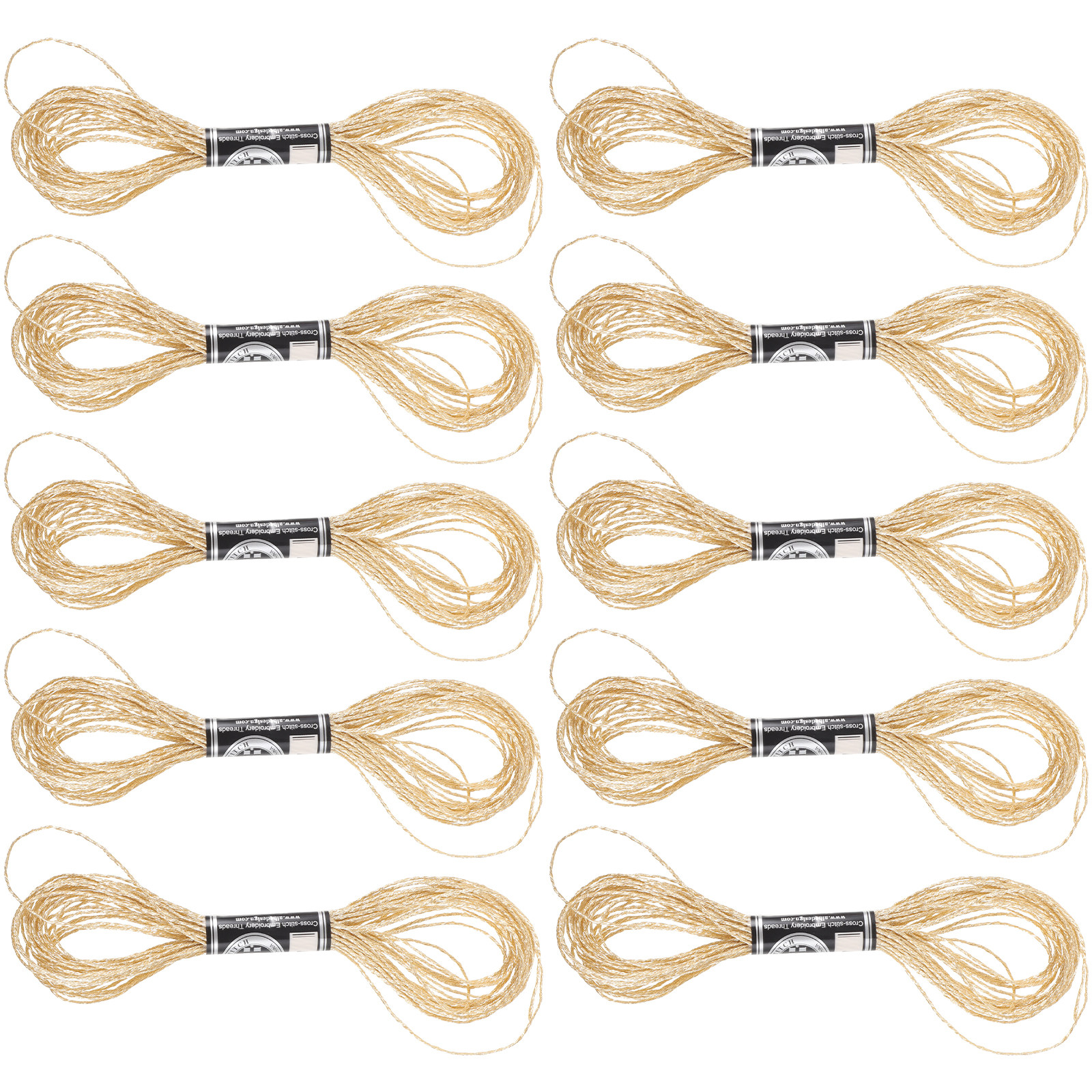 12Pcs Metallic Sewing Thread P - огляд і ціна Embroidery Craft