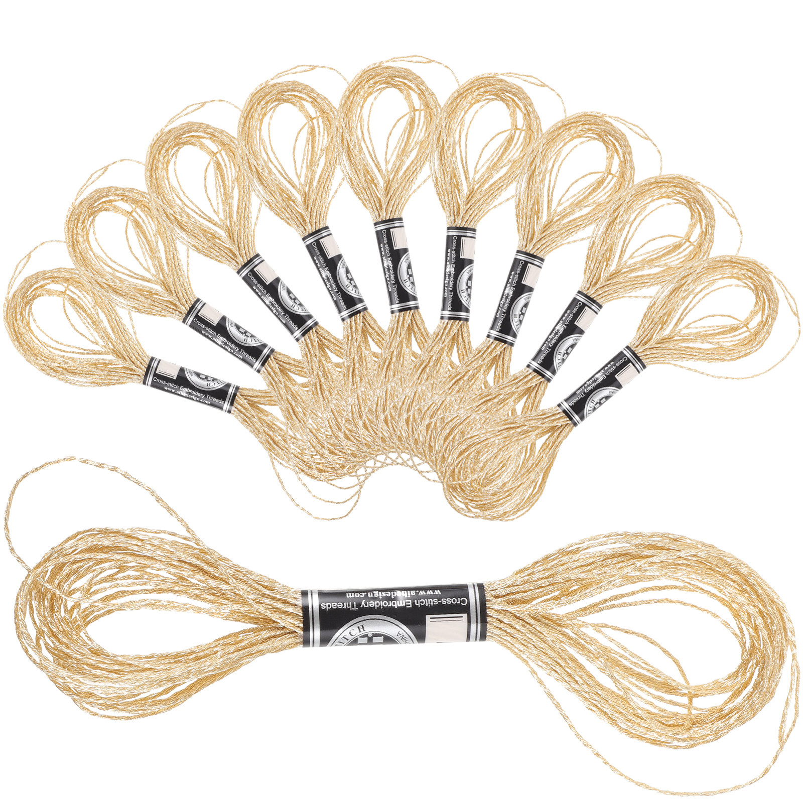 12Pcs Metallic Sewing Thread P - огляд і ціна Embroidery Craft