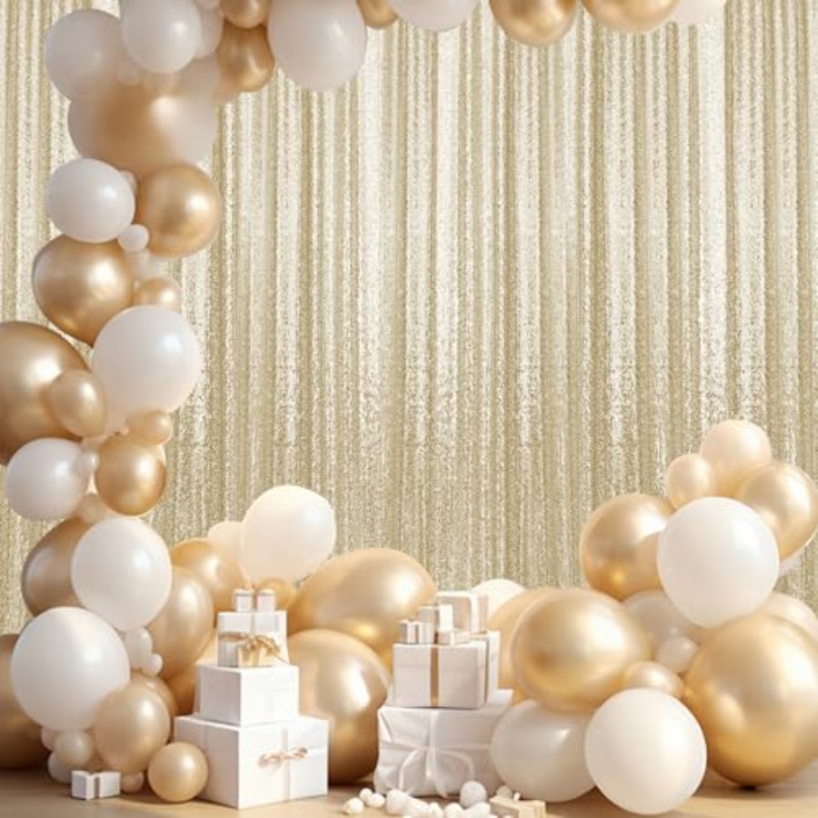 Photography backdrop curtains  - огляд і ціна Sequin Fabric Panel