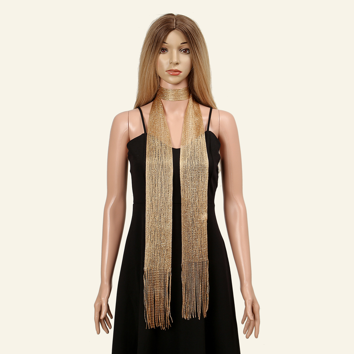 New Fashion Gold Silver Shiny  - огляд і ціна Tassel Fringe Trim