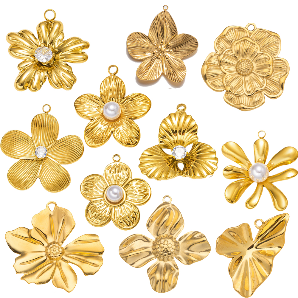 5pcs Gold Stainless Steel Flow - огляд і ціна Embellishment Crafts